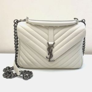 Authentic YSL Off-White College Medium Bag